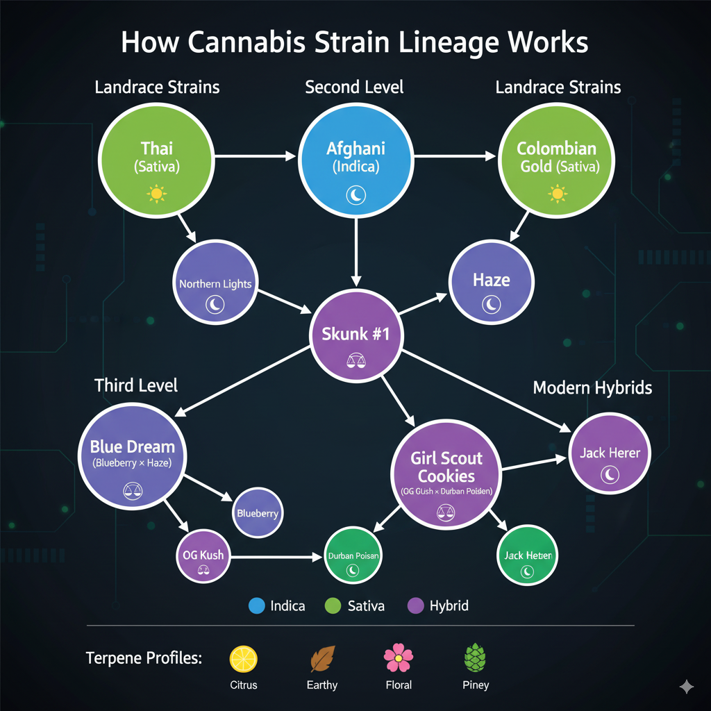 How Cannabis Strain Lineage Works