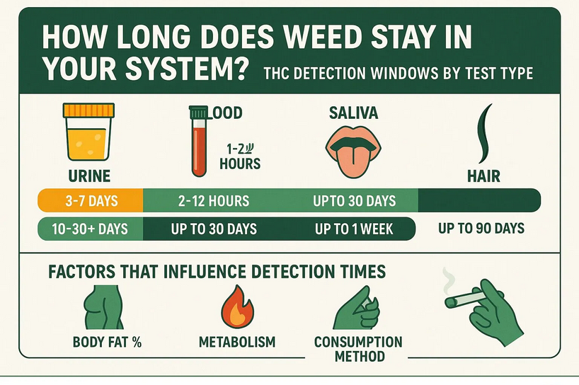 how long does weed stay in your system for