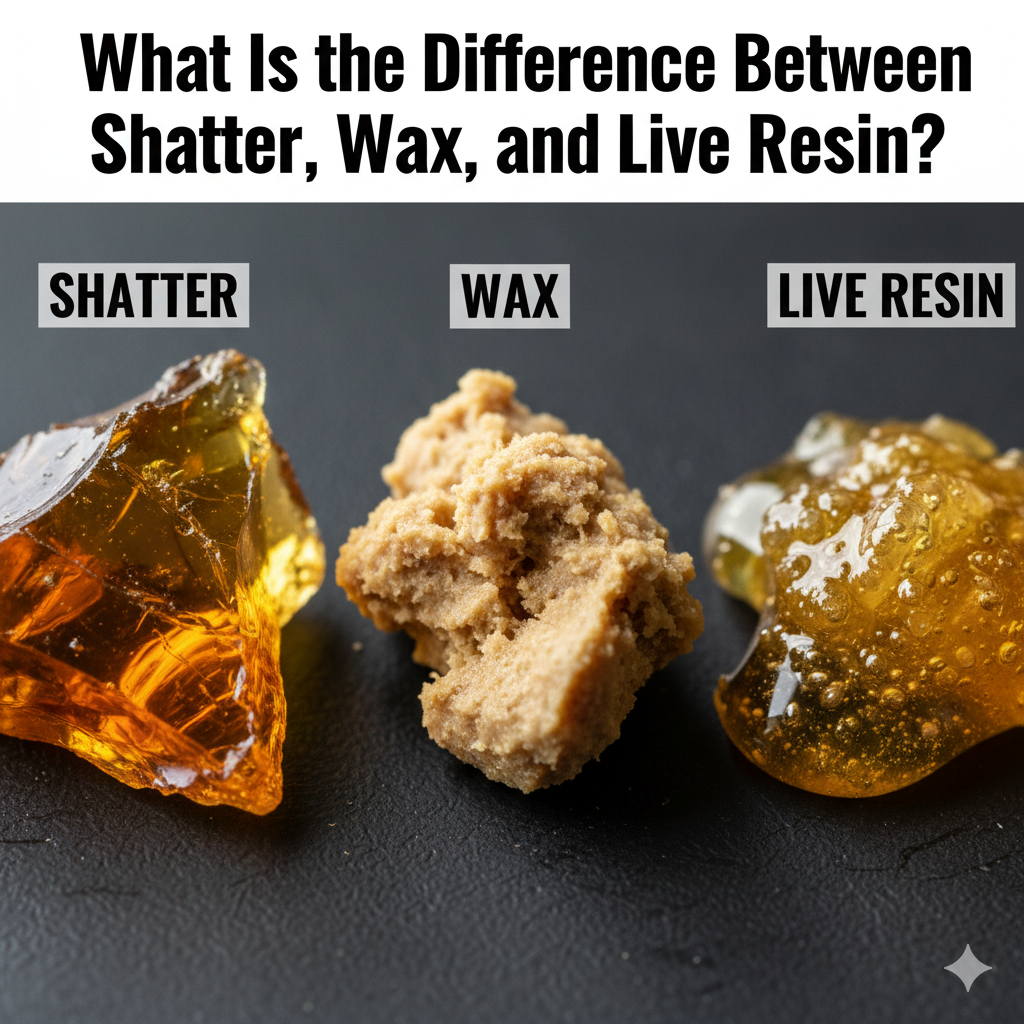 Shatter Wax and Live Resin