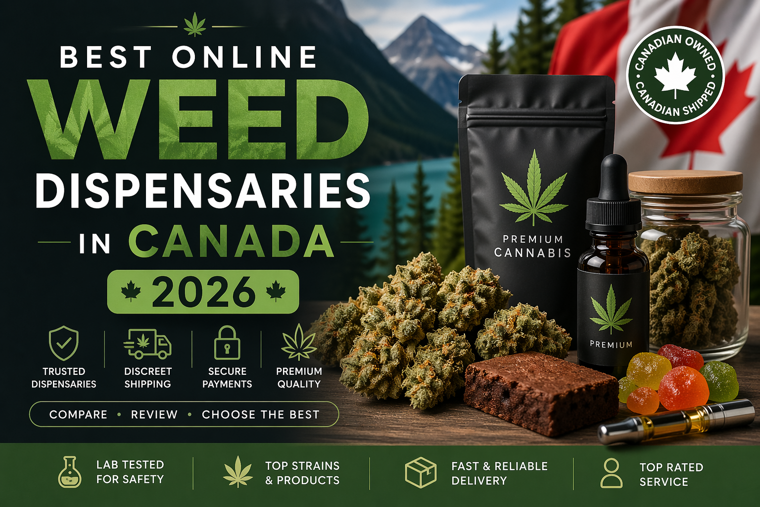 Best Online Weed Dispensaries in Canada