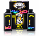 Buddies Brand 2g Dual Chamber Vape (1g+1g) - Image 2